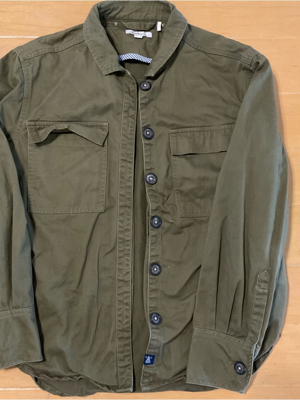 Barbour Olive Green Military Field Jacket